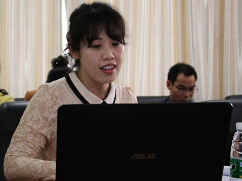 平顶山公司讲师姚婷演讲